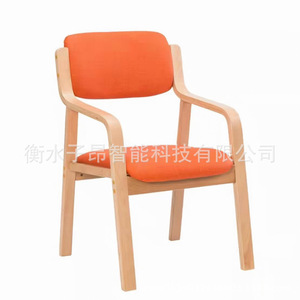Upholstered Bentwood Dining Chair For Elderly Adults In Nursing Homes And Senior Living Facilities - Product Image 1