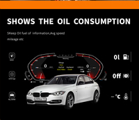 Panel Dashboard LCD 12,3 inci Virtual Cockpit Speedometer untuk Seri 1/2 F20-F23/F45-F49 Sistem Operasi Linux Plug & Play Instrument Cluster