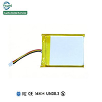 Baterai Li-ion Isi Ulang 3.7V 1500mAh untuk Headset Bluetooth Logitech G733, Baterai Pengganti 604050 533-000181
