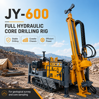 Vente directe usine – Foreuse carottière diesel sur chenilles de 600 m avec système entièrement hydraulique, 4500 kg, garantie 1 an, Shandong