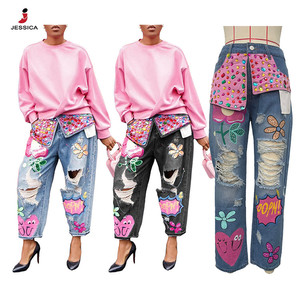 O8685-Primavera 2026 Ropa de Mujer, Jeans Desgastados, Jeans Rotos, Ropa Urbana - Product Image 1