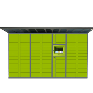 Boîte aux lettres intelligente extérieure Rainshed Canopy, casier de rangement intelligent pour colis, en acier métallique, avec porte personnalisable et fonction de recharge - Product Image 1