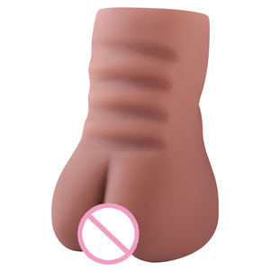 Mainan seks Vagina saku elastis mudah dibersihkan pria masturbasi Anal Vagina warna cokelat kualitas tinggi 760 g - Product Image 5
