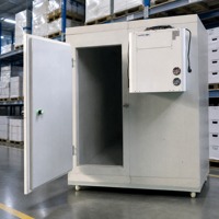 Chambre froide commerciale, température contrôlée, anti-corrosion, stable pour le stockage d'aliments surgelés, de produits laitiers et de boissons