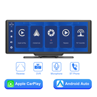 Caméra de tableau de bord universelle 10.26 pouces sans fil CarplayTouch Screen Dashcam Gps Navigation 4k 1080p Dual Lens Dash Cam Android Auto