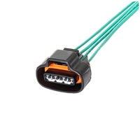 Connecteur de capteur d'oxygène 6189-0565, boîtier femelle 4 broches, faisceau de câbles électroniques automobiles