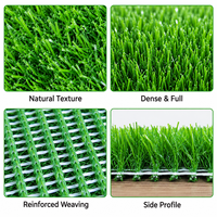 Gazon artificiel de haute qualité, souple, flexible, aspect naturel, anti-UV, vente en gros