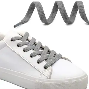 Yüksek kaliteli düz ayakkabı bağcıkları 8mm ayakkabı dantel çizme bağcıkları ayakkabı için klasik yumuşak Shoestrings