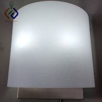 Appliques murales pour tête de lit en nickel brossé simple pour hôtel avec prises USB