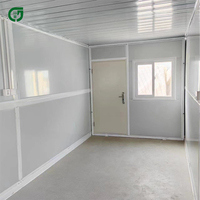 Assemblage de maisons modulaires préfabriquées en conteneur plat, de style moderne, portables détachables de 10 pieds 20 pieds