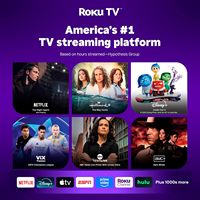 Projecteur intelligent Aurzen Roku TV 1080P FHD, audio Dolby, mise au point automatique et correction trapézoïdale, zoom, mini projecteur portable pour films en extérieur, blanc