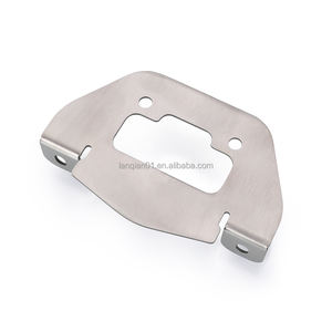 Support de compteur de vitesse noir brossé avec revêtement en poudre pour moto <span class=keywords><strong>BMW</strong></span> K100 <span class=keywords><strong>K75</strong></span> K 100 Cafe Racer, modification en acier inoxydable - Product Image 2