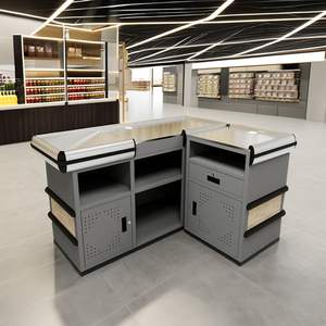 Modèle intégré petite pente <span class=keywords><strong>hypermarché</strong></span> caissier caisse caisse table supermarché caissier caisse comptoir - Product Image 4