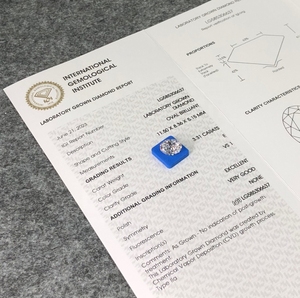 Certificat IGI GIA 0,5 ct 1 ct 1,5 ct 2 ct 3 ct 4 ct 5 ct Diamant de laboratoire créé en gros HPHT CVD Diamant cultivé en laboratoire - Product Image 1