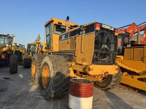 Niveleuse Caterpillar 16H d'occasion à bas prix, jaune, robuste, garantie 6 mois, modèle original pour l'entretien des routes minières - Product Image 4