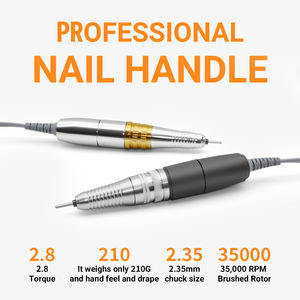 Salon Use 35000rpm Handpiece G5 UP200 Handpiece <b>Nail</b> Drill Machine <b>Nail</b> Round <b>Plug</b> - Product Image 3