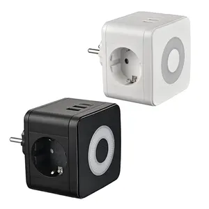 New Design Euro USB Switch Power Smart Socket with Outlet USB Electronic Extension Power Plug Socket