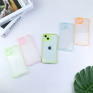Mobile Phone And Accessory Shockproof Glow In The Dark Luminous Clear Phone Case Night Light Transparent Cover For IPhone 14