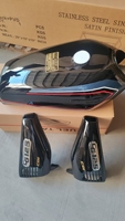 Ensemble de réservoir de carburant pour Honda CG125, réservoir de gaz et d'huile CG 125, coque en métal, conteneur, pièces de moto