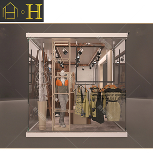 Hot bán lẻ kiosk cho quần áo thép không gỉ Giày Túi hiển thị đứng bền Mall quần áo kiosk lịch thi đấu - Product Image 3