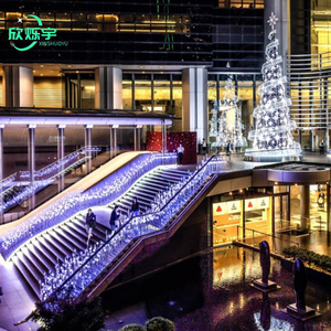 Cây Giáng sinh với đèn Led ngoài trời kỳ nghỉ giáng sinh khổng lồ khung kim loại trang trí Sử dụng LED hiển thị ánh sáng - Product Image 6