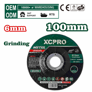 Disque de meulage métallique de 100 mm (4 po) avec centre encastré de 6 mm d'épaisseur pour meuleuse d'angle - Product Image 1