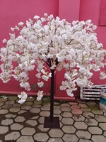 Arbre de fleurs de cerisier artificiel blanc pour les mariages plante extérieure Table pièce maîtresse paume ornement similaire plante artificielle de qualité supérieure