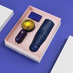 2024 Customized Color Women's <b>Gift</b> Set Mini Fan Water Bottle Towel-Silk Screen Printed High Quality Promotional <b>Gift</b> <b>Box</b> - Product Image 3