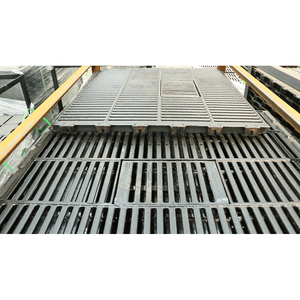 Plancher en fonte personnalisé de haute qualité Hengyin, populaire, 600*600mm 600*700mm, installation facile, nouveau, pour élevage de porcs, maison de porcs, noir, 1 an - Product Image 2