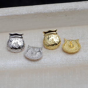 Accessoires pour sac à monnaie polyvalents en argent S925, style baroque, perles DIY, cache-bouton, porte-perles 4112, sac porte-bonheur, composants de bijoux - Product Image 4