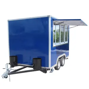 Concession Trailer Mobile Kitchen Hot Dog Cart/ Coffee Cart Fruit/Orange Juice Bar KioskためSale