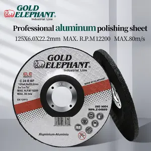 Gold Elephant High Quality Aluminum Cutting Disc 125x60x22.2mm Grinding Wheel