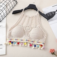Maillot de bain Offres Spéciales Crochet Bikini Tricot Porter Femmes Tricots Crochet Crop Top