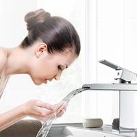 Robinet mitigeur de salle de bains à levier unique, mitigeur de luxe hôtel Standard 5 étoiles carré en acier inoxydable, cascade robinet de salle de bains