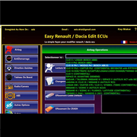 Logiciel Easy Renault 6.1.4 pour programmeur ECU Renault, effacement des cartes de clés de collision, nettoyage des clés UCH