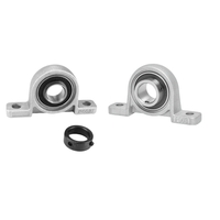 UP005 UP006 UP007 Flenslager van zinklegering |   25mm 30mm 35mm 2-bouts flensgemonteerd blok voor zware ventilatoren P6 precisie