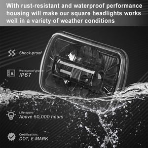 Đèn Xe Địa Hình Đèn <span class=keywords><strong>Led</strong></span> 24 12V Đèn Xe Tải Pickup Cho Faros Loa Jw <span class=keywords><strong>Led</strong></span> 7X6 <span class=keywords><strong>7X5</strong></span> Pulgadas Đèn Pha <span class=keywords><strong>Led</strong></span> 5X7 - Product Image 3