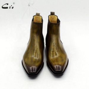 <span class=keywords><strong>Botas</strong></span> <span class=keywords><strong>Chelsea</strong></span> de Tobillo Cie A217 de Cuero de Becerro de Grano Completo Hechas a Mano para Hombre Otoño/Invierno - Product Image 5