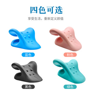 Oreiller cervical en mousse PU pour le soutien du cou, oreiller de massage correcteur, oreiller de traction pour la santé - Product Image 3