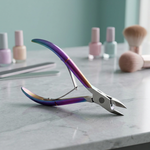 Cortacutículas Profesional de Acero Inoxidable Arcoíris de la Marca ASAP Beauty, Cortador de Uñas para Manicura y Pedicura con Apertura de Mandíbula Ancha - Product Image 2