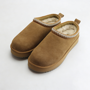 מגפי שלג לנשים, ייצור OEM/ODM, מכירה ישירה מהמפעל, מגפי חורף עמידים למים, בד פוך, עור כבש דו צדדי, חמים לחורף - Product Image 1