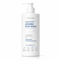 Gel Douche Personnalisable 4-en-1 aux Acides Aminés avec Acide Hyaluronique, Acide Citrique et Bétaïne pour Peaux Sèches : Nourrissant, Nettoyant en Profondeur, Hydratant