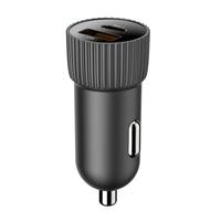 Chargeur de voiture USB C mini de qualité supérieure, 48W, 2 ports, charge rapide, adaptateur de chargeur de voiture compatible PD&QC3.0 pour iPhone Galaxy