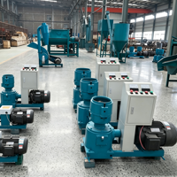 Machine à fabriquer des palettes d'aliments pour animaux de 600 à 800 kg/h, extrudeuse de granulés d'aliments pour animaux, machine de traitement des aliments à haute productivité