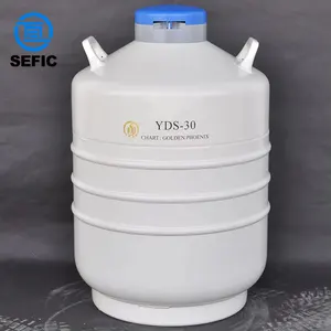 10L/20L/30L/50L YDS Type conteneur d'azote cryogénique réservoir de stockage d'azote liquide