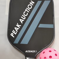 Ensemble de raquettes de pickleball en fibre de carbone pour l'extérieur, vente en gros