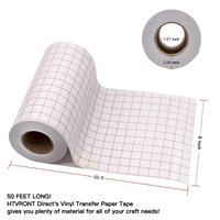 Cinta de papel de transferencia de vinilo transparente, vinilo autoadhesivo para señal, calcomanía para puertas y ventanas de pared