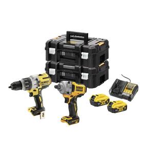 Kit de Taladro Atornillador Inalámbrico y Llave de Impacto DeWalt con Baterías y Cargador 20V Max XR Li-Ion - Product Image 1