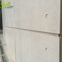 Panneau de revêtement en fibro-ciment à surface mate de style design industriel, finition lisse résidentielle, panneau de béton 4x8 pieds