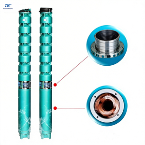 <span class=keywords><strong>Pompe</strong></span> submersible pour puits profond fabriquée en usine, résistante à la corrosion, haute pression, contrôle entièrement <span class=keywords><strong>automatique</strong></span>, 80m/h, usage industriel et domestique - Product Image 3